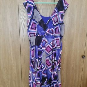 Lane Bryant blue dress